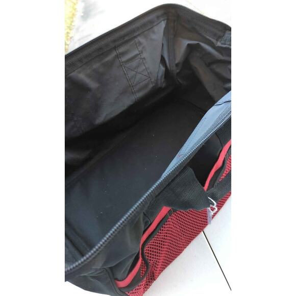 Craftsman 18 in. Red and Black Wide Open Zipper Tool Bag - Picture 6 of 6